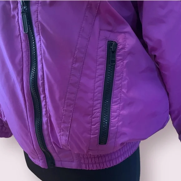 Vintage Kaelin Ski Wear Snuggler insulated jacket purple red geometric like new - Picture 8 of 16